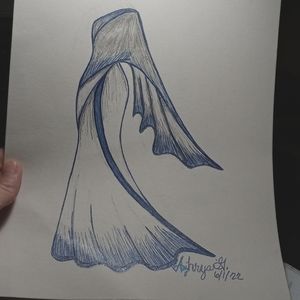Drawing of a Gown